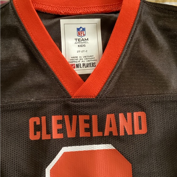 Vintage 2 kids 2T 3T Cleveland Browns Jerseys NWOT NFL - Picture 4 of 7